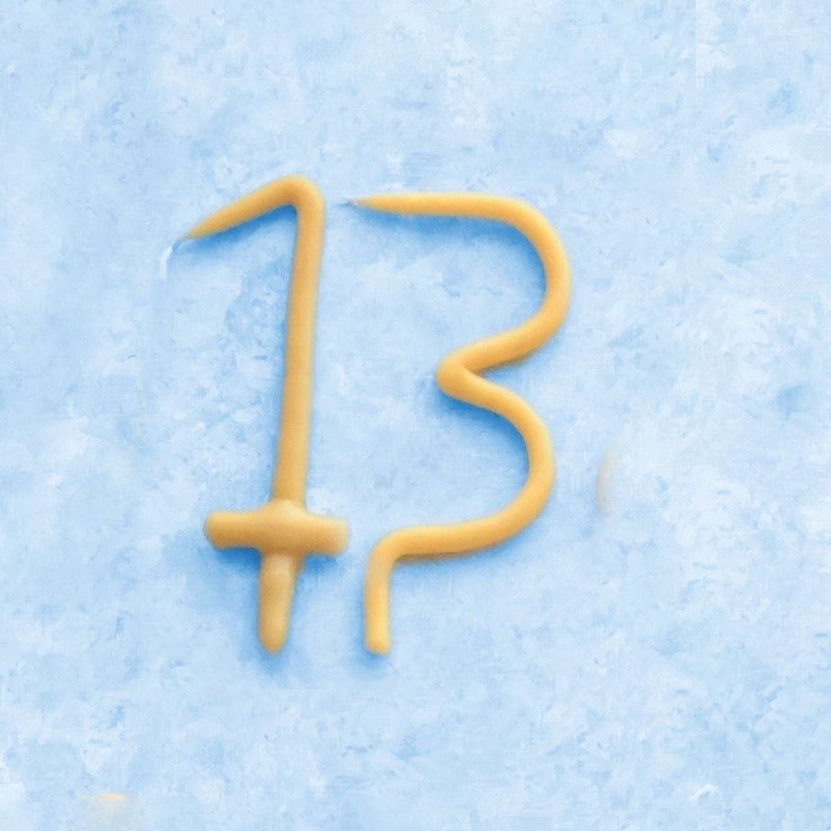 Handmade Number Birthday Beeswax Candles