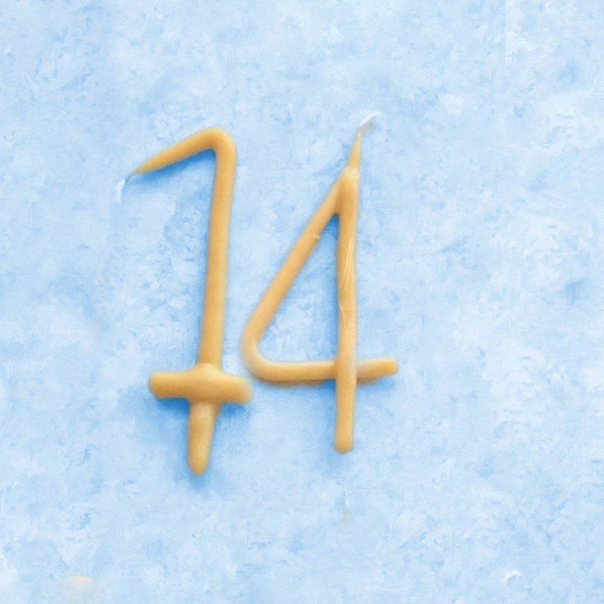 Handmade Number Birthday Beeswax Candles