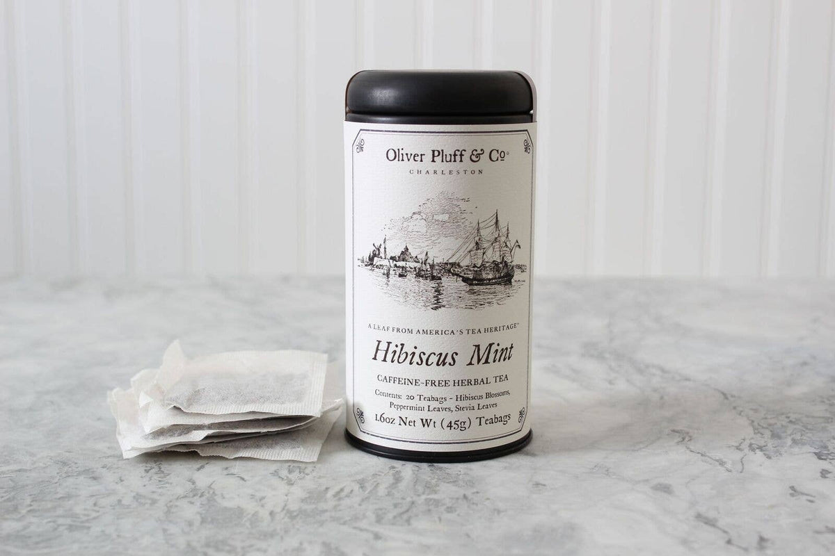 Hibiscus Mint - 20 Teabags in Signature Tea Tin 1.6 oz