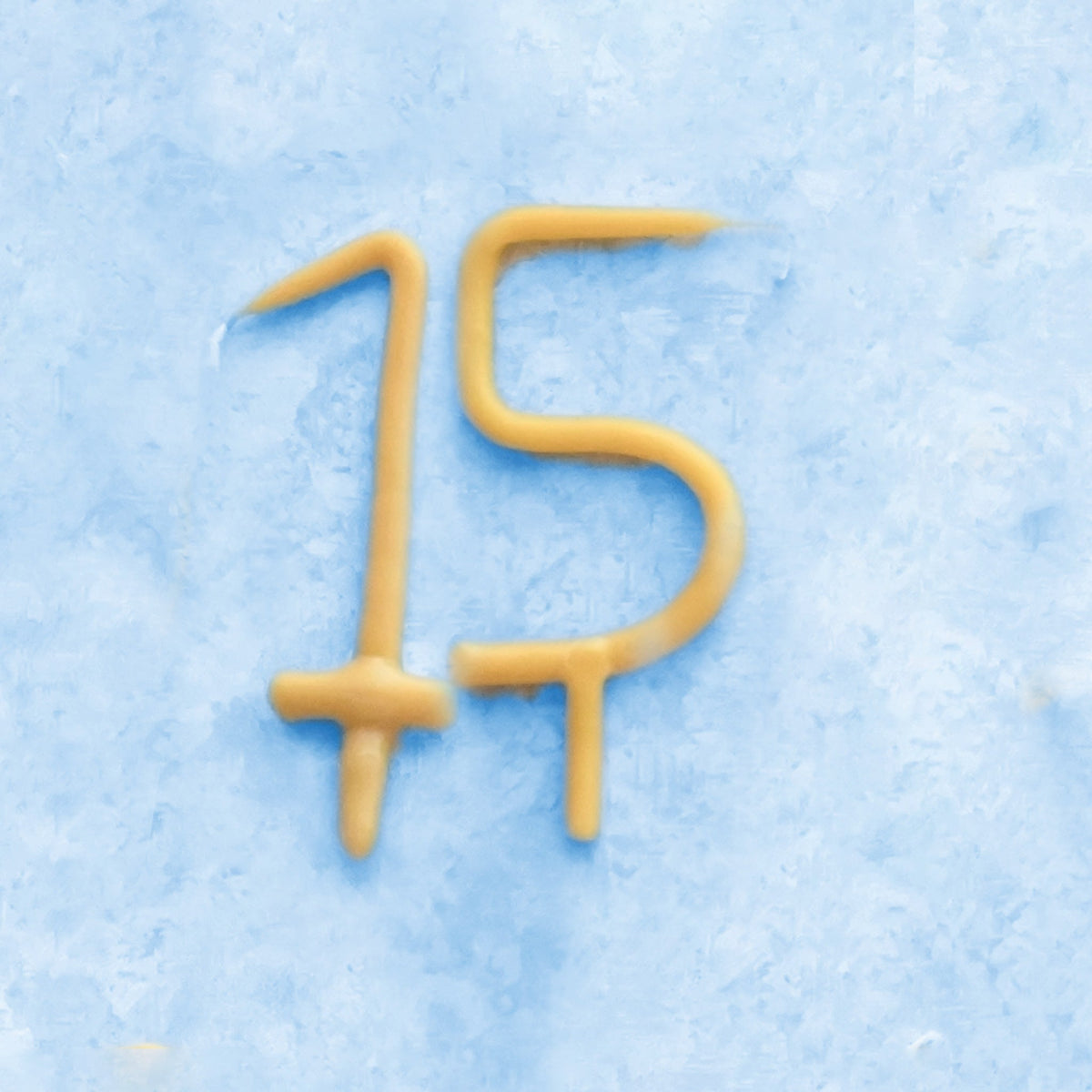Handmade Number Birthday Beeswax Candles