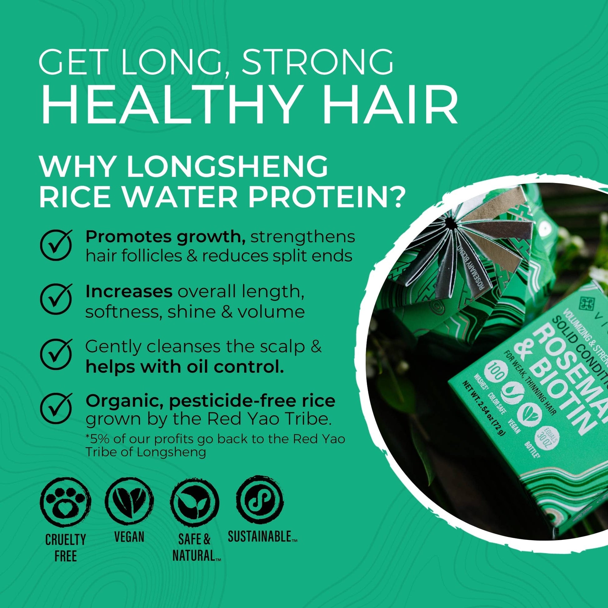 Viori Beauty Rosemary & Biotin Shampoo Bar