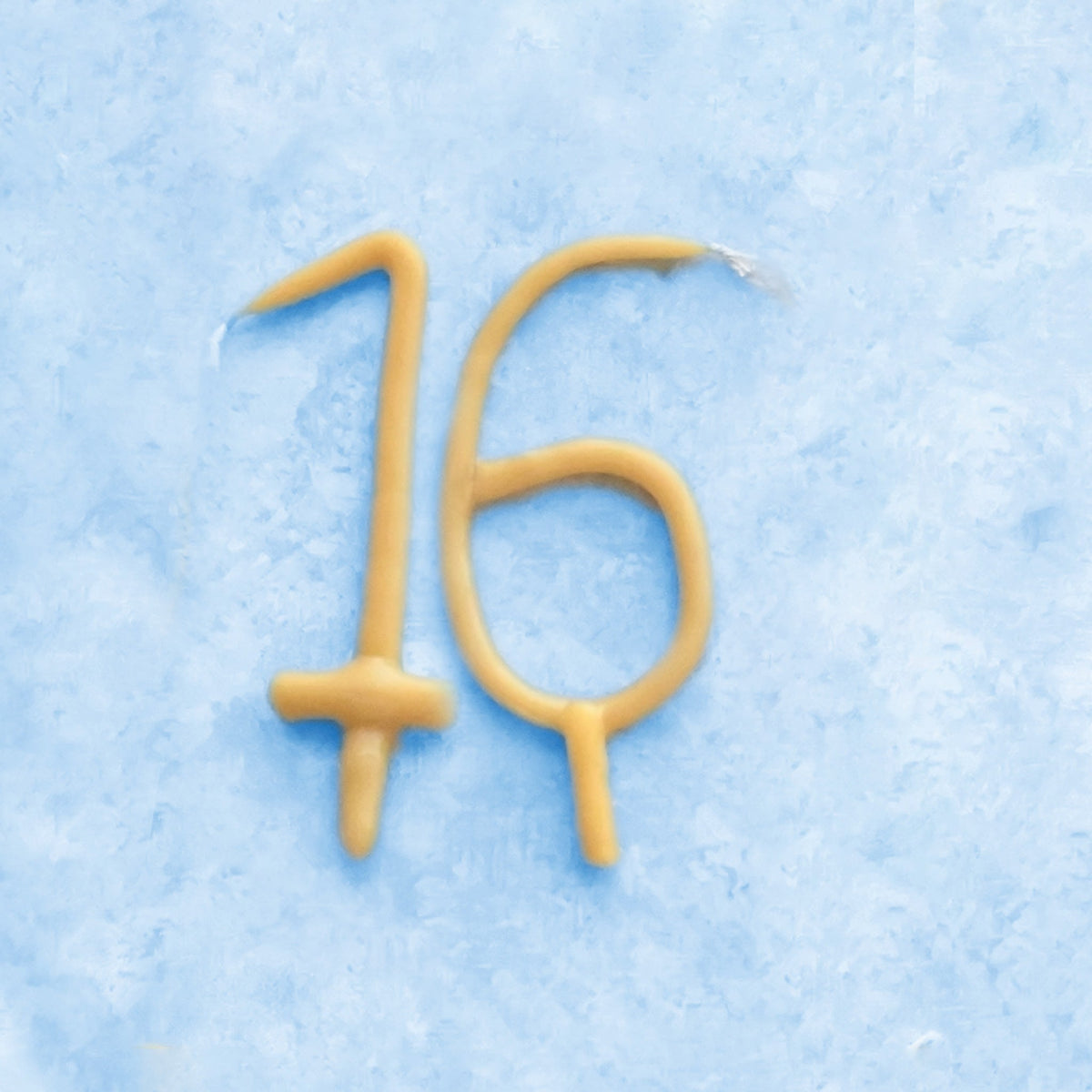 Handmade Number Birthday Beeswax Candles