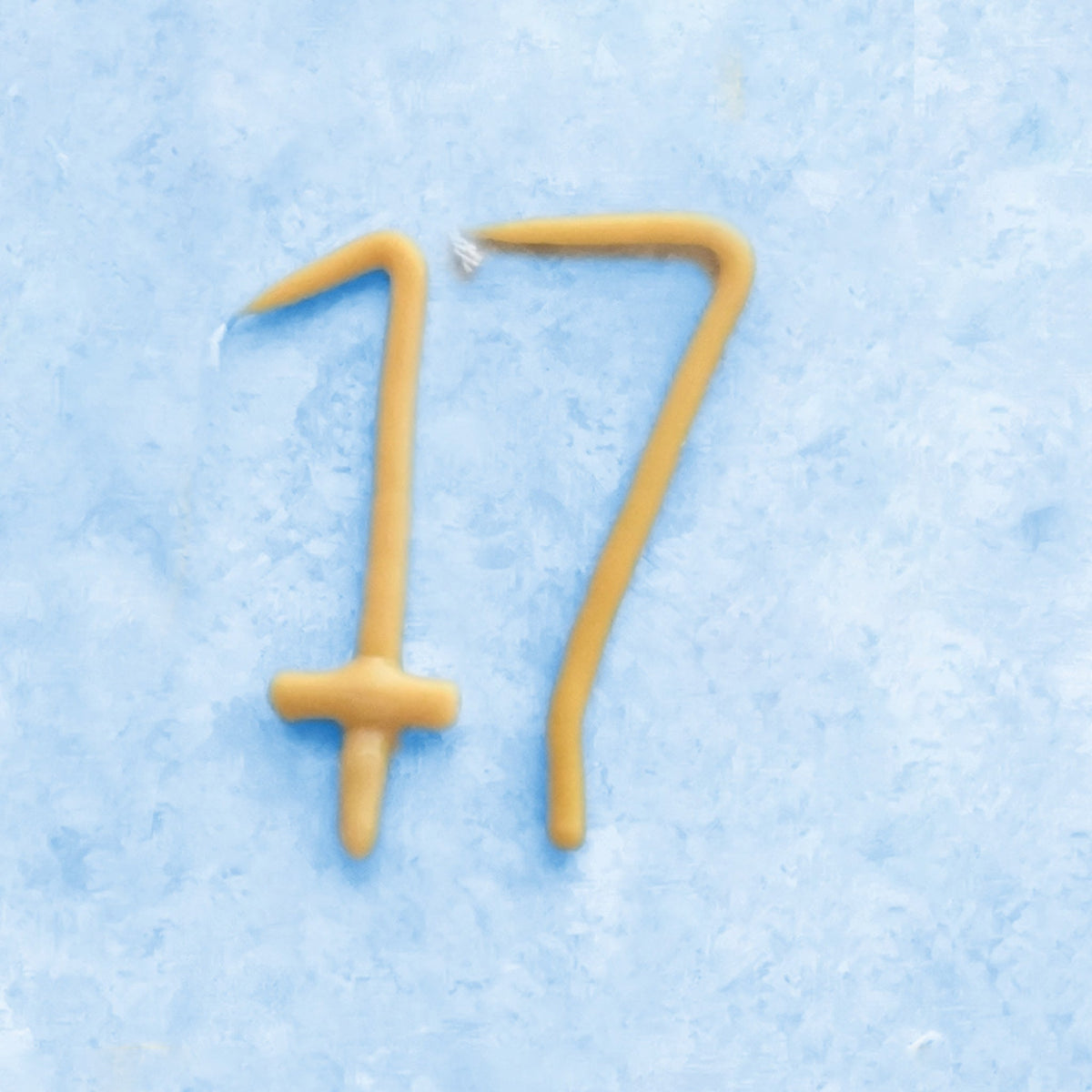 Handmade Number Birthday Beeswax Candles