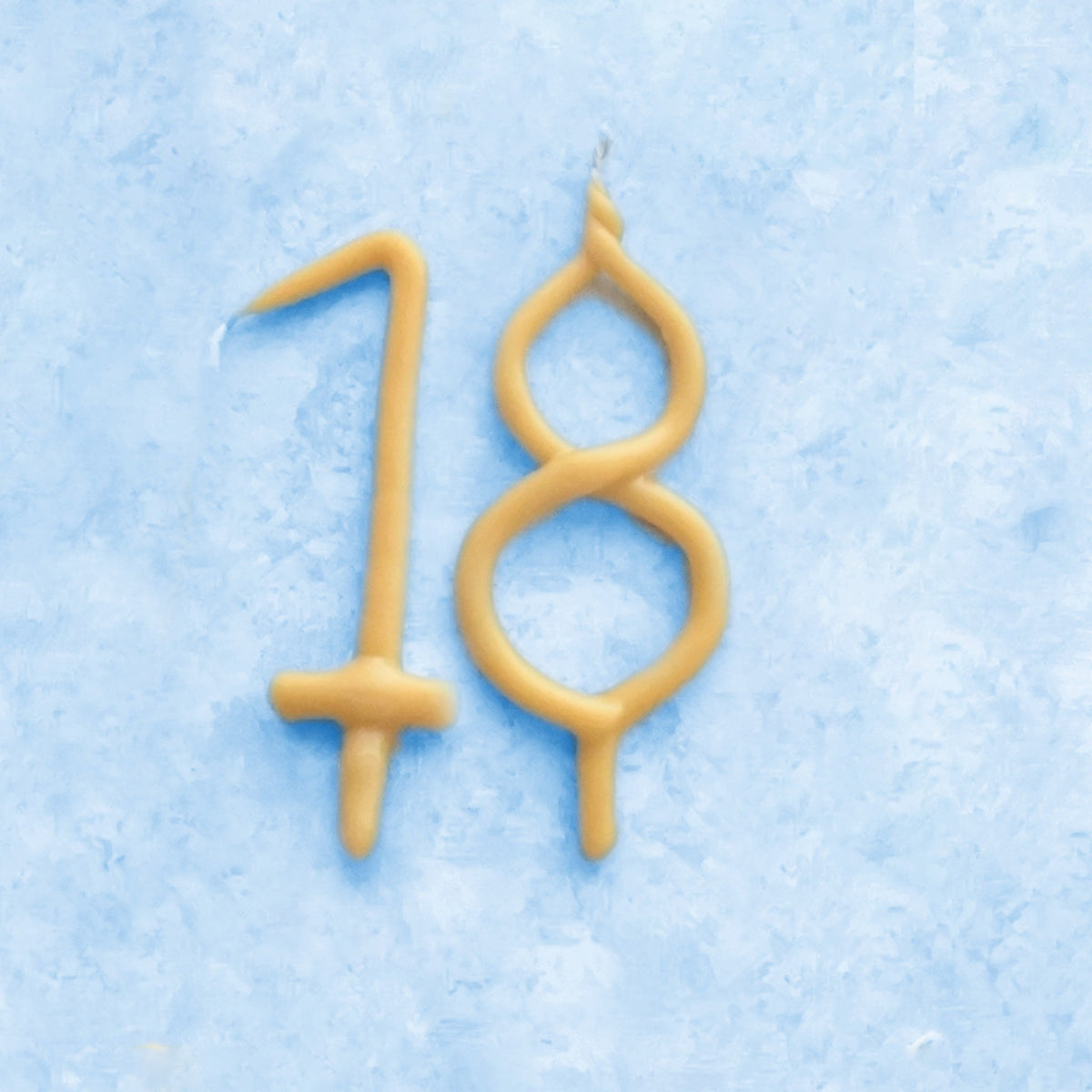 Handmade Number Birthday Beeswax Candles