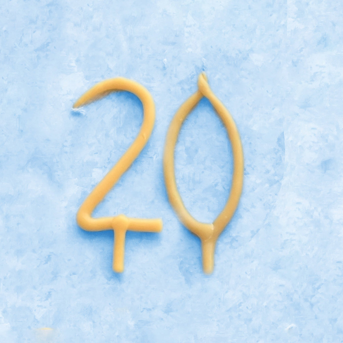 Handmade Number Birthday Beeswax Candles