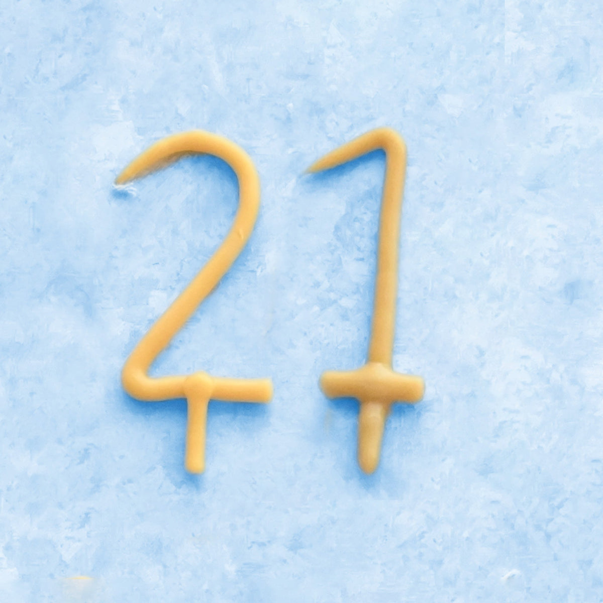 Handmade Number Birthday Beeswax Candles