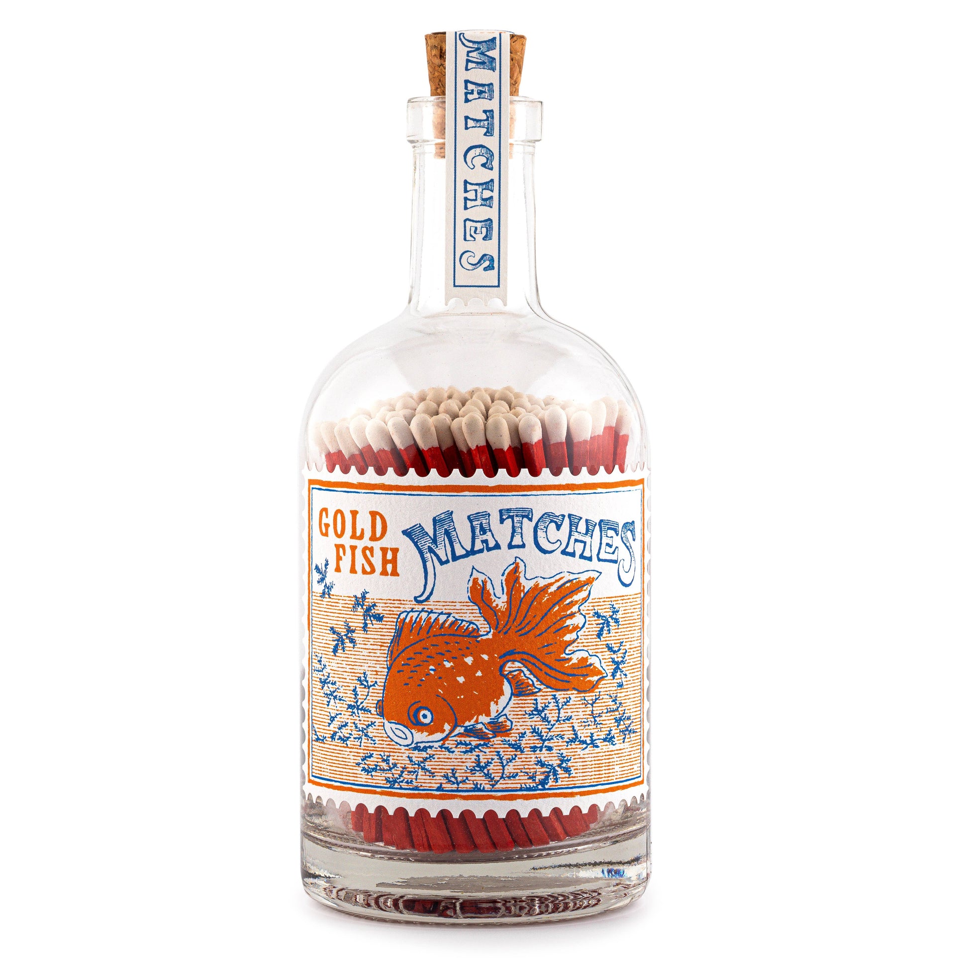 Goldfish Glass Bottle - Safety Matches