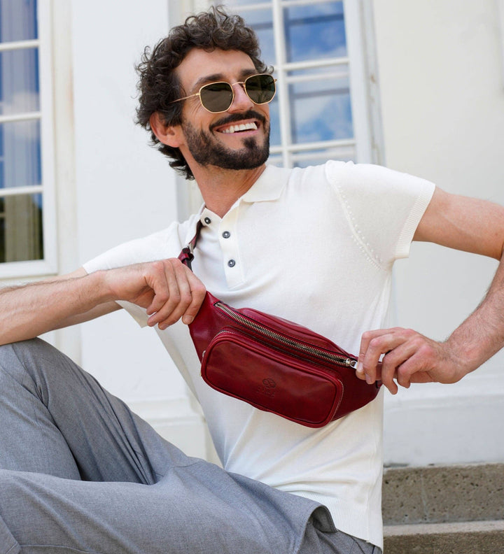 Leather Fanny Pack Belly Bag