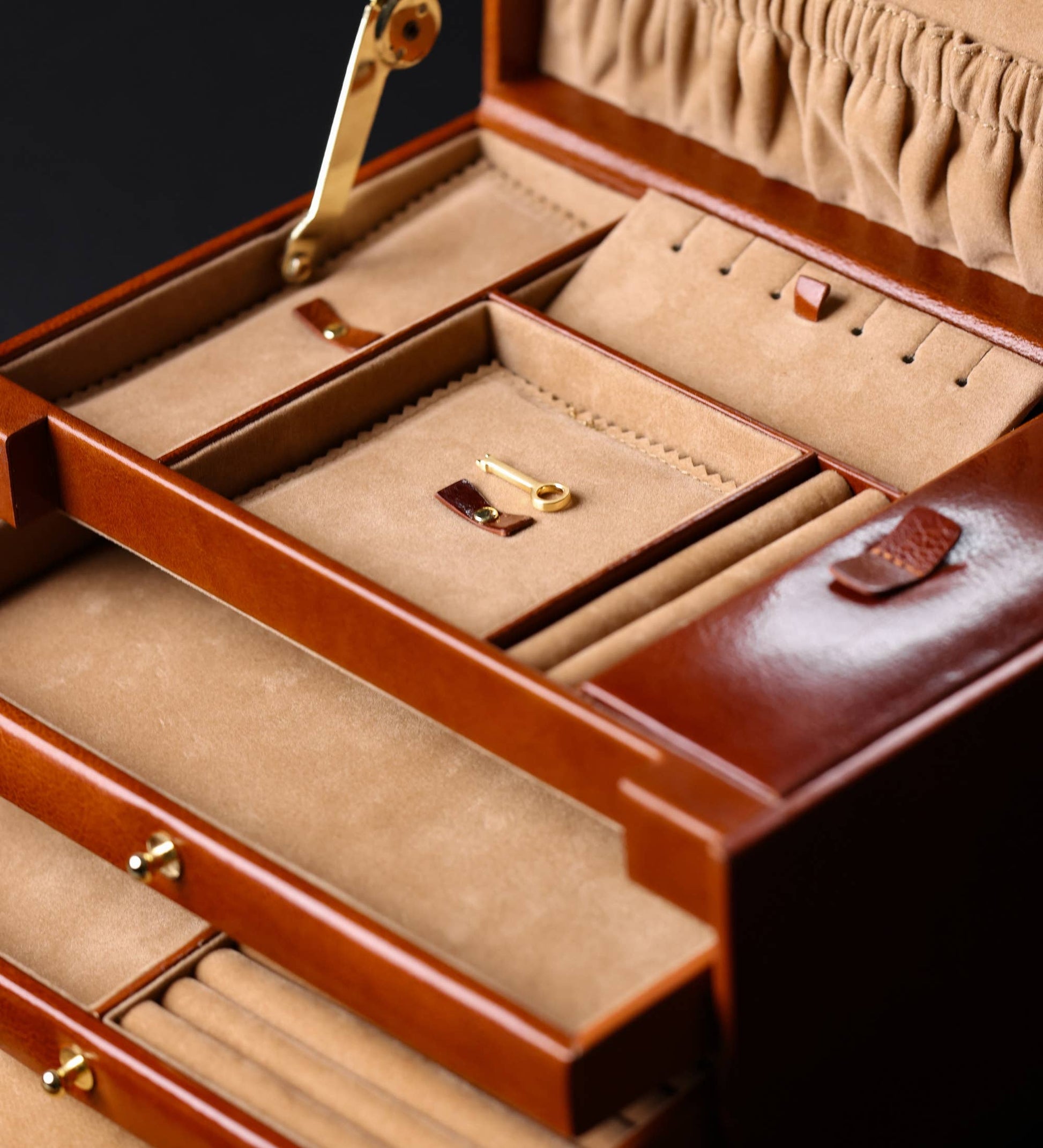 Italian Leather Jewelry Box - The Portrait of a Lady