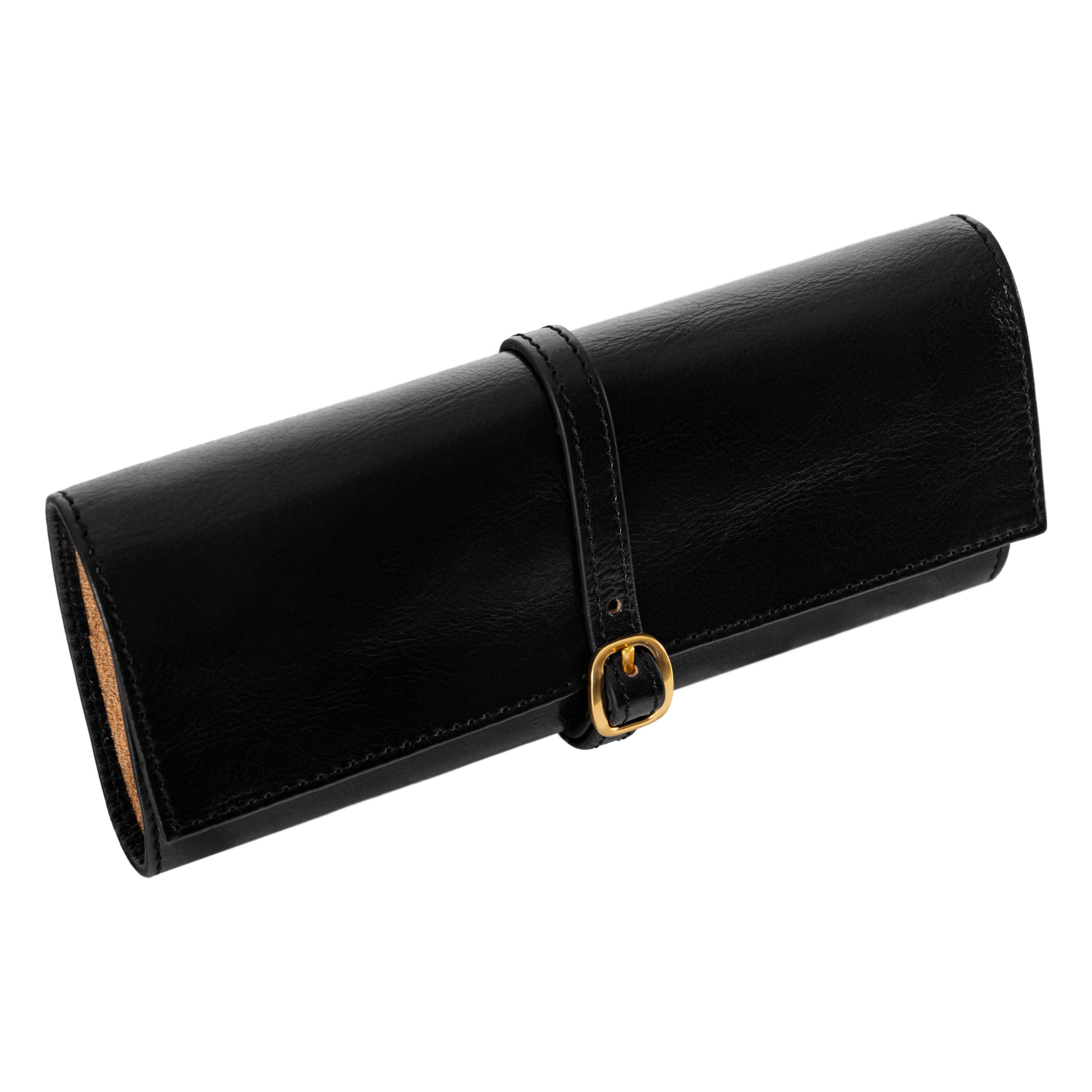 Estuche de viaje enrollable de cuero para joyas - Madame Bouvary