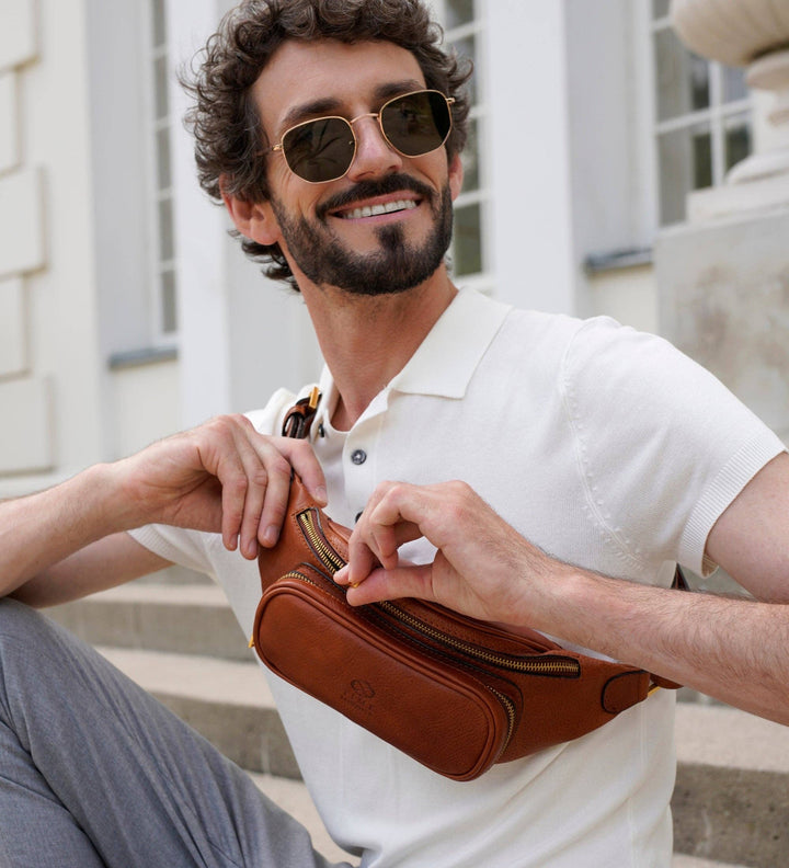 Leather Fanny Pack Belly Bag
