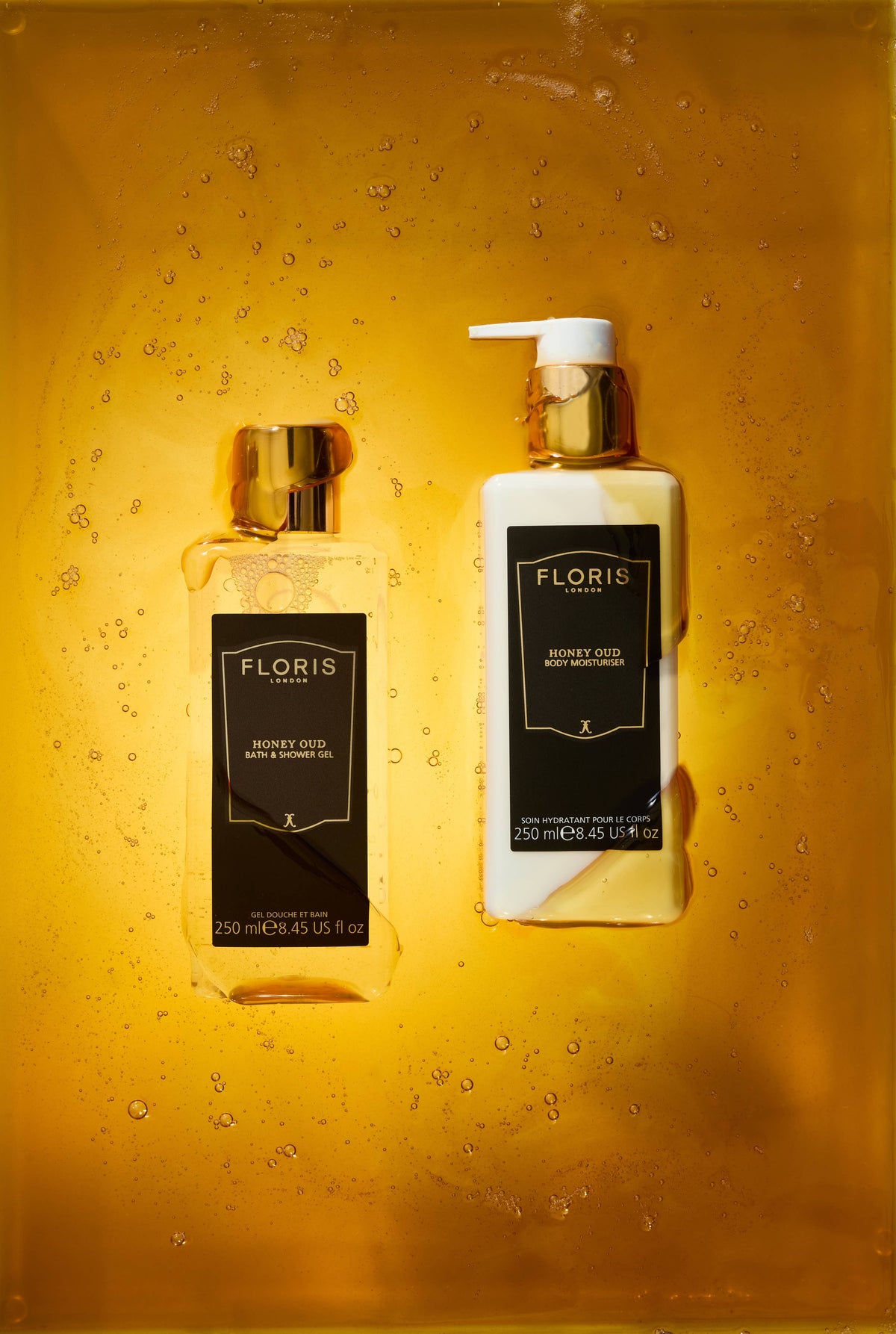 New! Honey Oud Gourmand & Amber Bath & Shower Gel 250ml