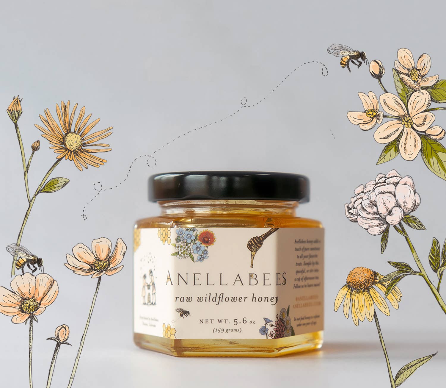 Raw Wildflower Honey for Holiday Gifting