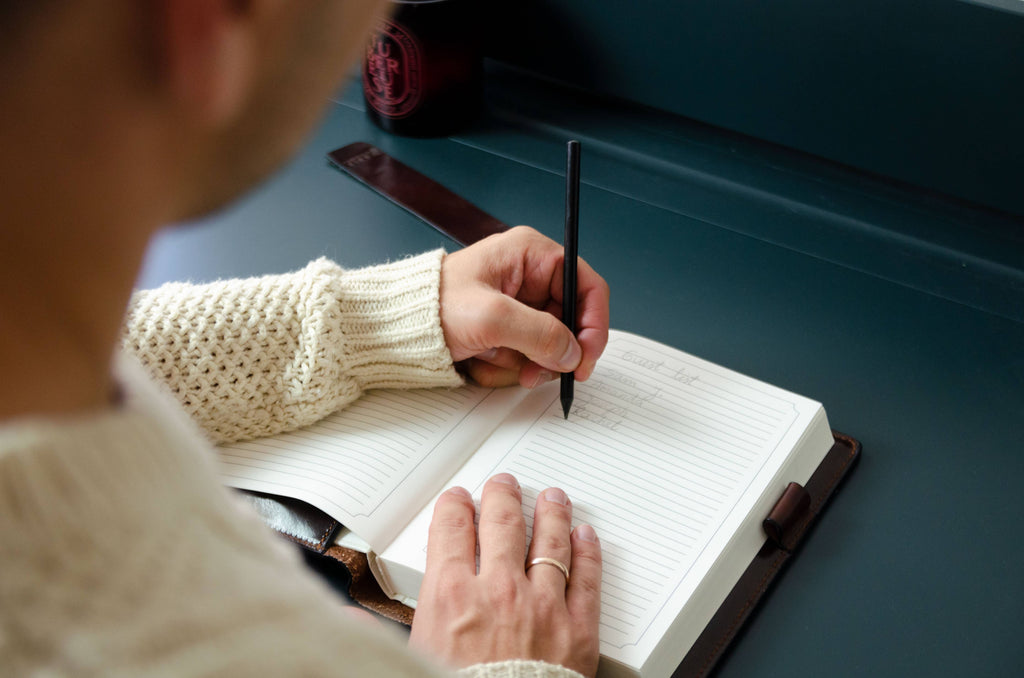 Leather Journal with A5 Notepad - The Diary of a Nobody