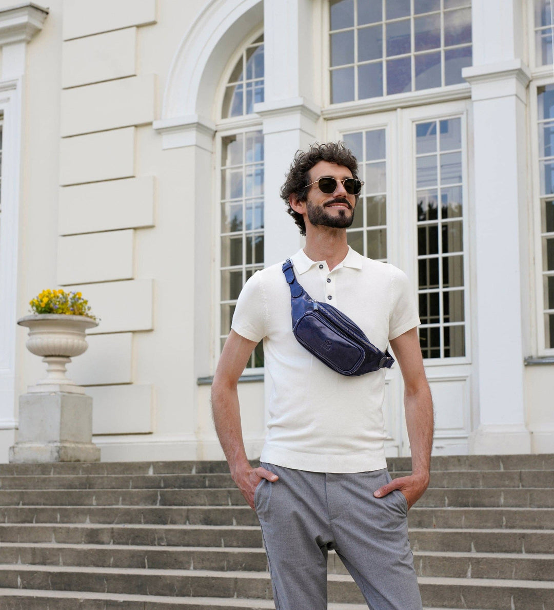 Leather Fanny Pack Belly Bag