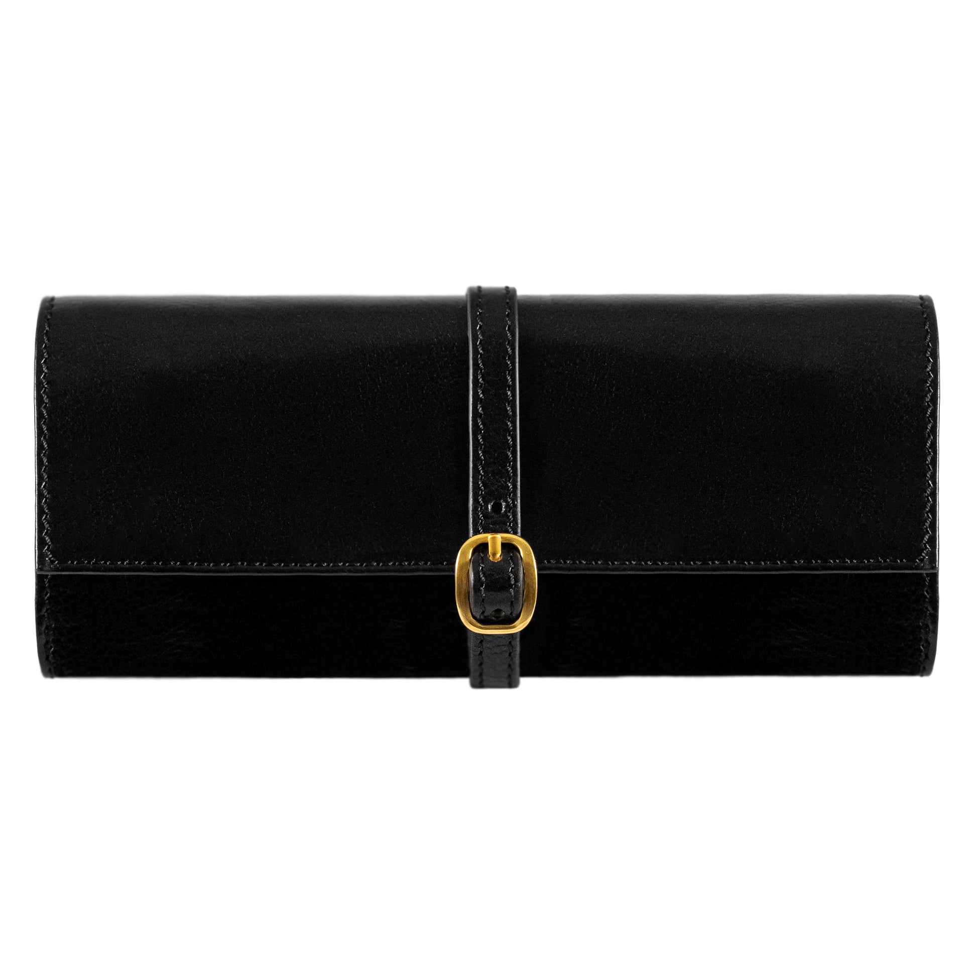 Estuche de viaje enrollable de cuero para joyas - Madame Bouvary