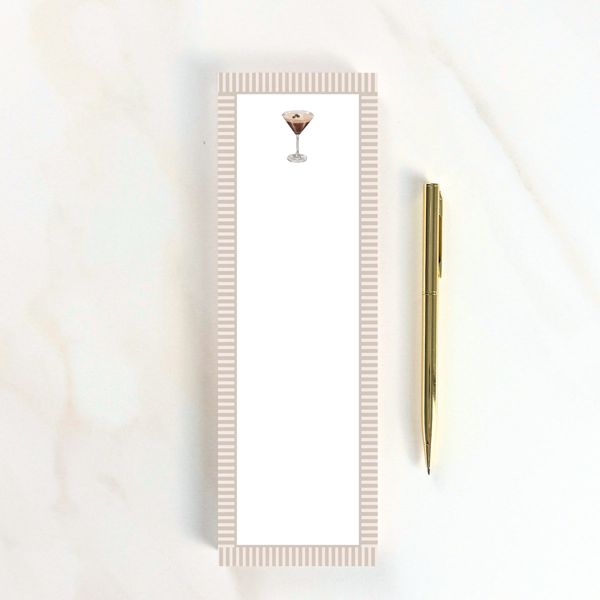 Espresso Martini Skinny Notepad