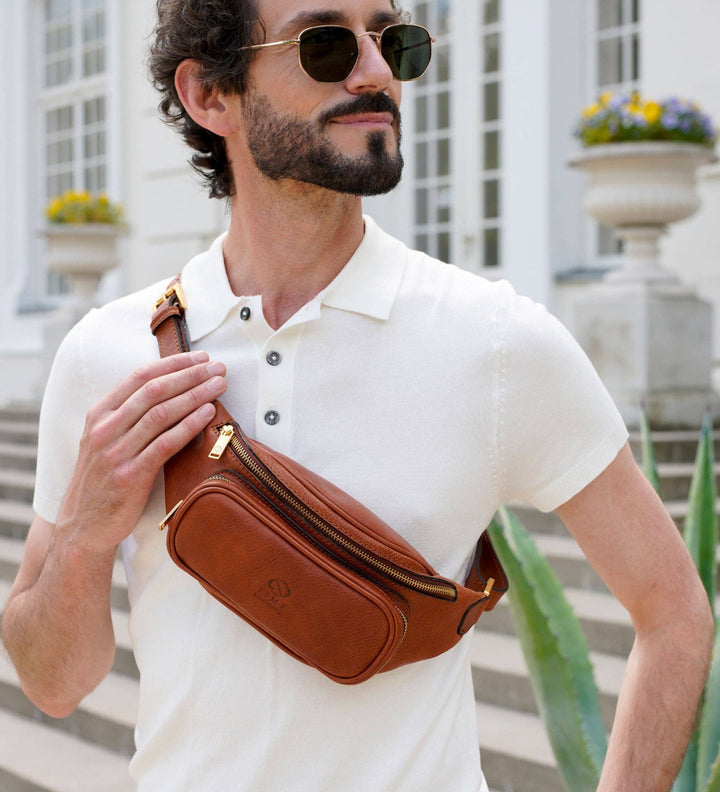 Leather Fanny Pack Belly Bag