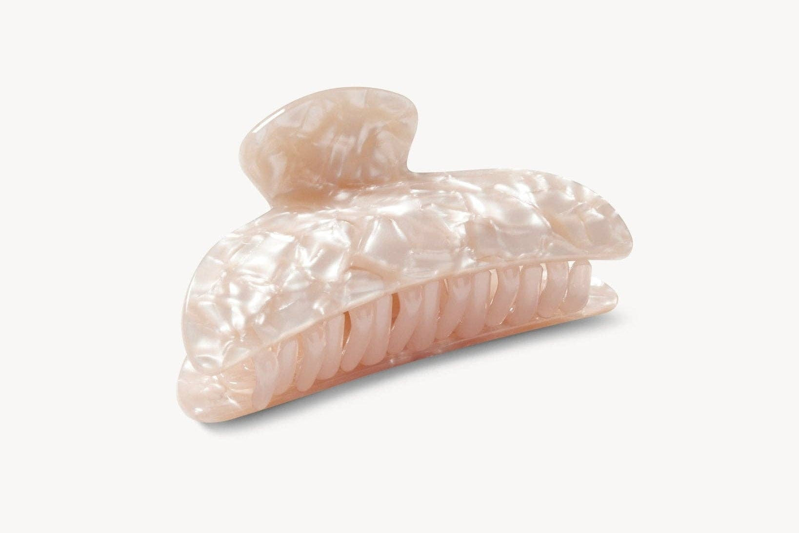 Midi Heirloom Claw in Peach Shell