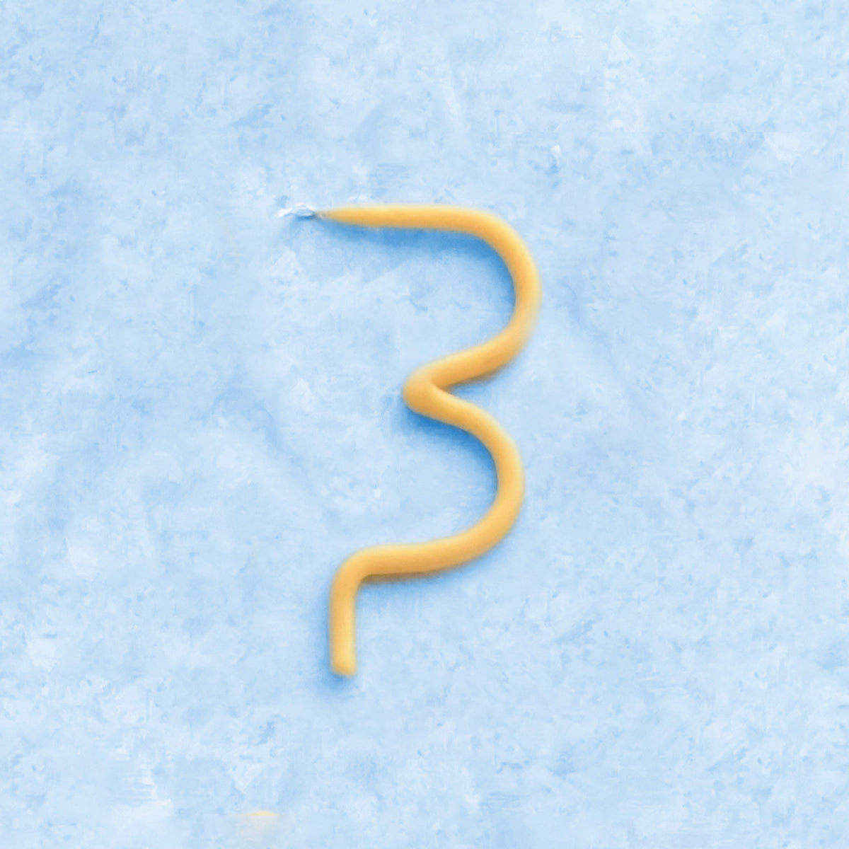 Handmade Number Birthday Beeswax Candles