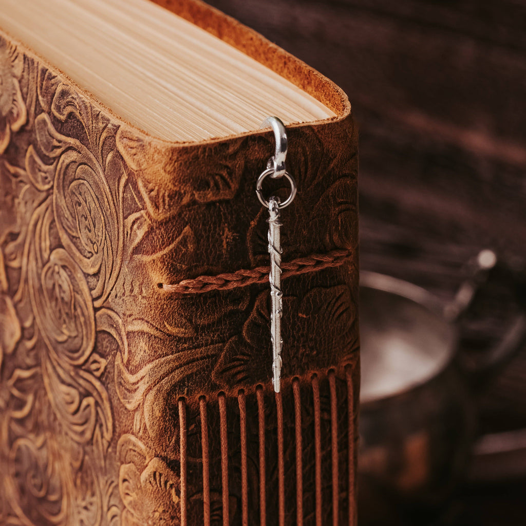 Pewter Wizard Wand Bookmark - Wizard Wand Gift
