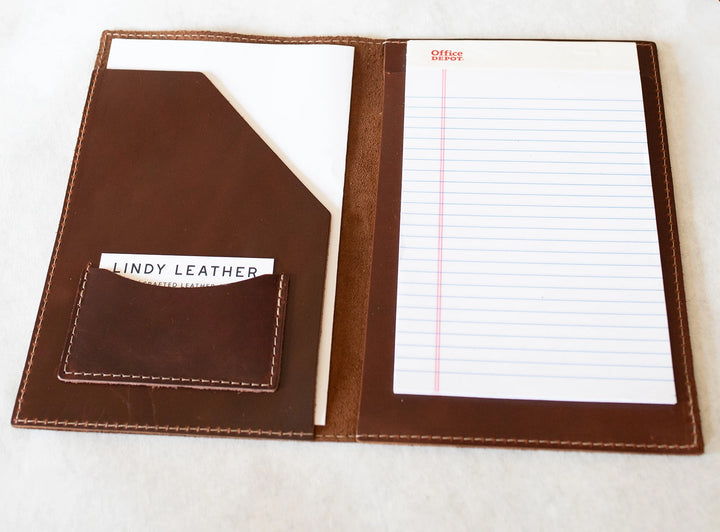 Leather Legal Pad-Black