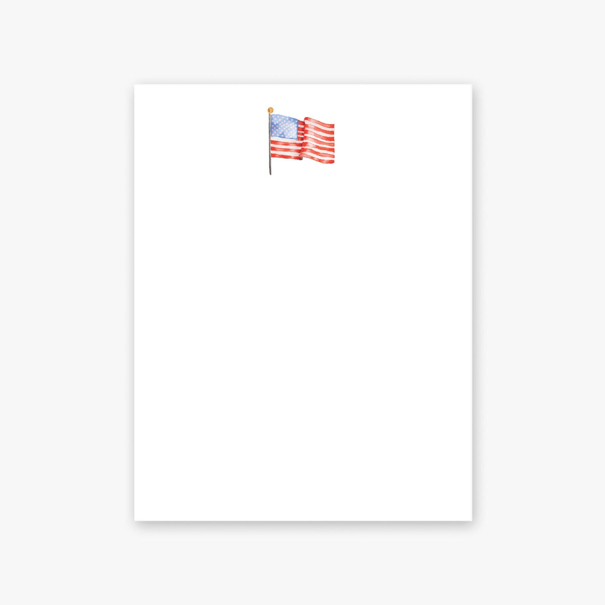 American Flag Icon Notepad