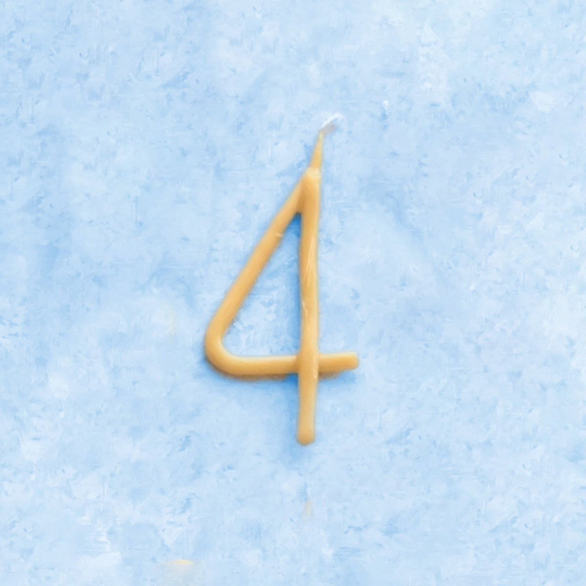 Handmade Number Birthday Beeswax Candles