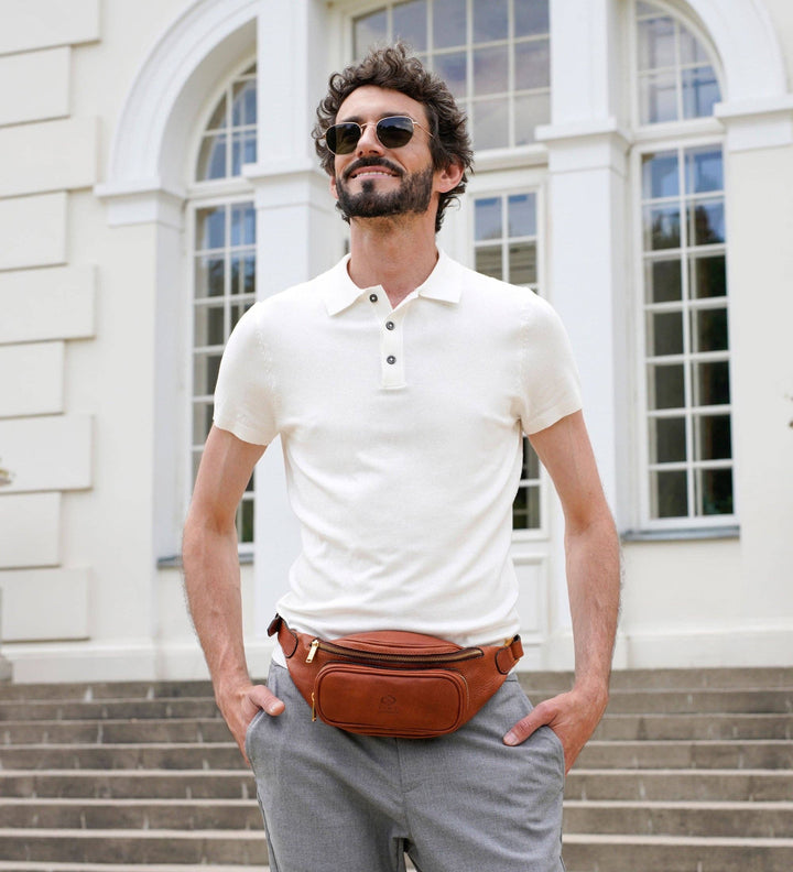 Leather Fanny Pack Belly Bag