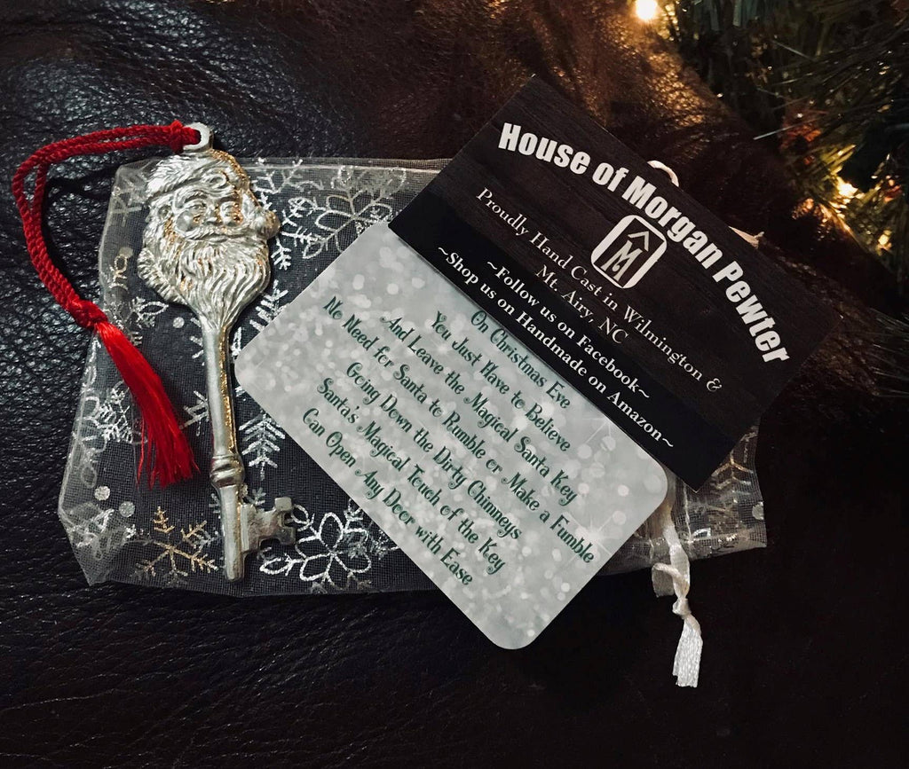 Magical Santa Key Ornament - Christmas Eve Gift for Child