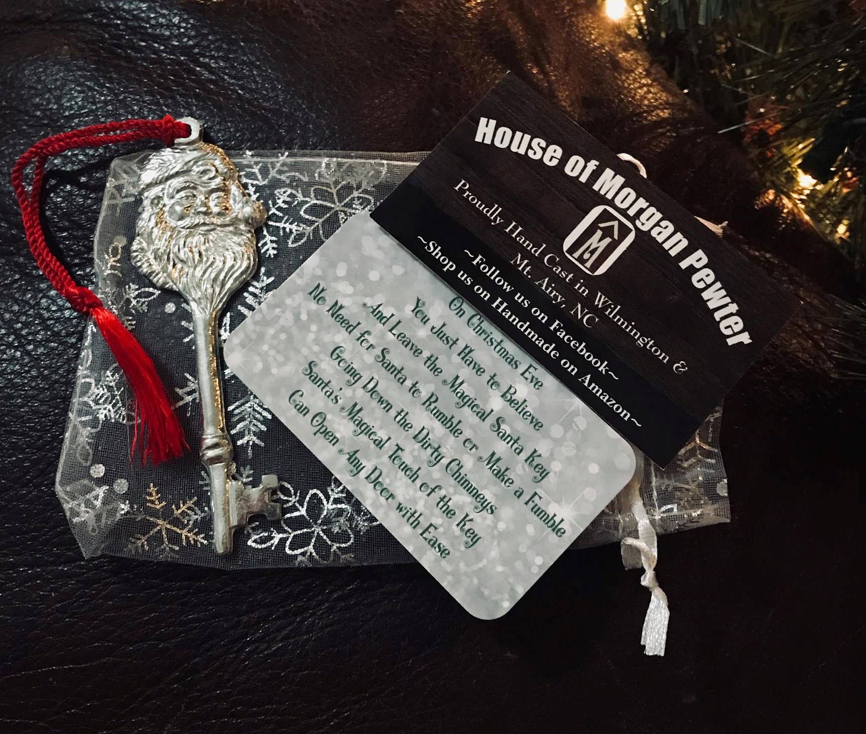 Magical Santa Key Ornament - Christmas Eve Gift for Child