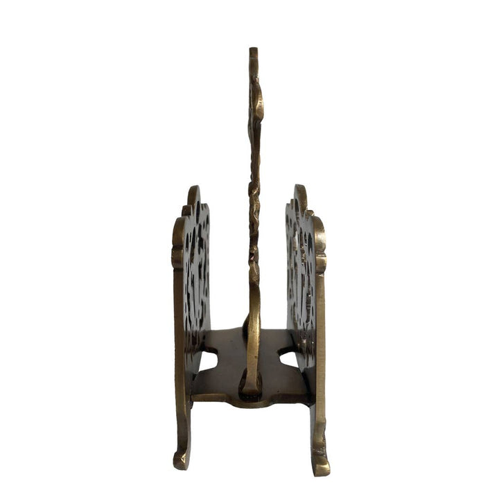 5" Antiqued Brass Napkin or Letter Holder - Maison and Mer