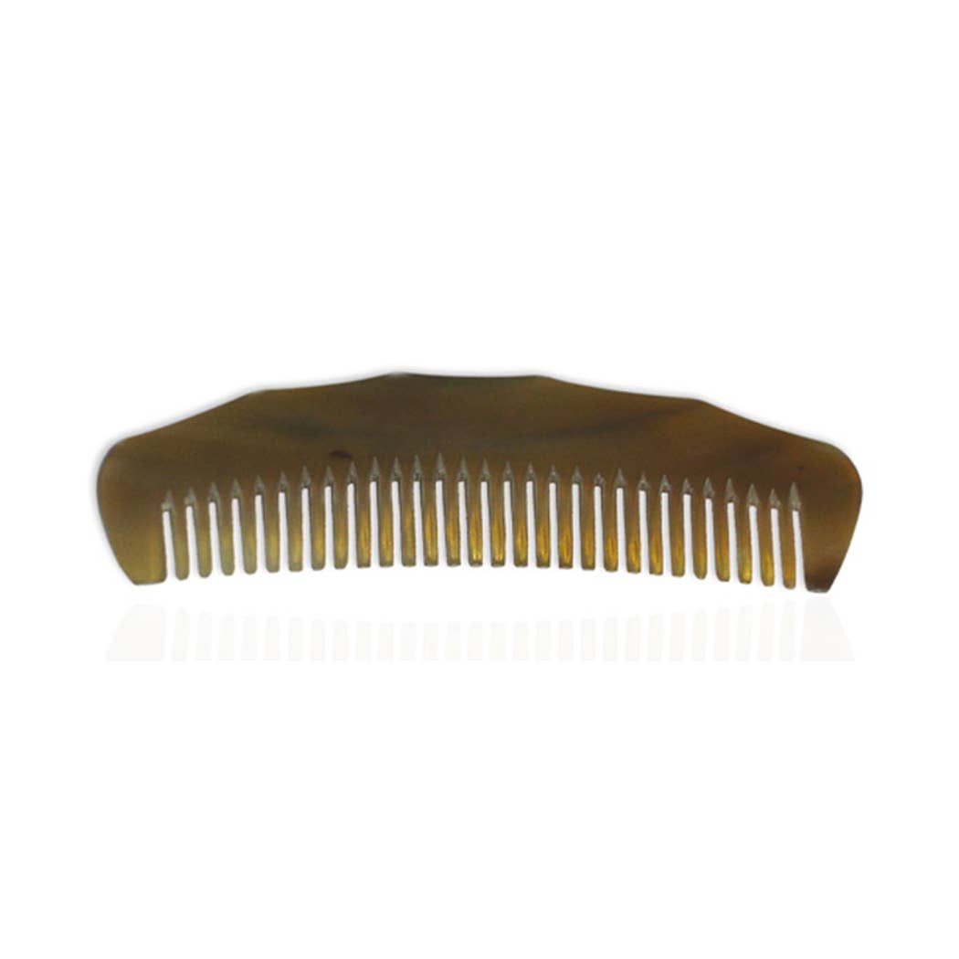5" Carved Horn Comb - Antique Vintage Style - Maison and Mer
