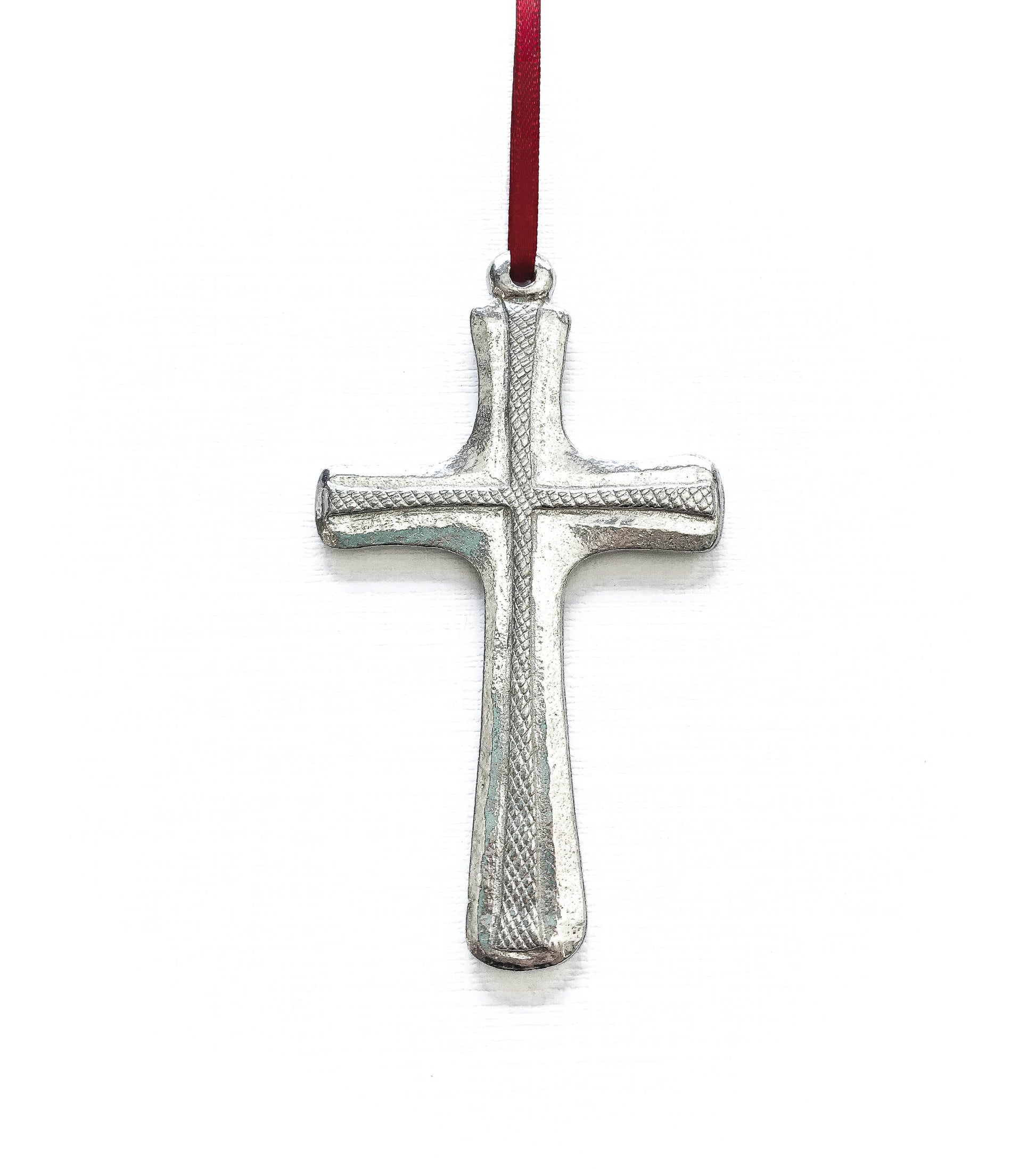 Pewter Cross Ornament