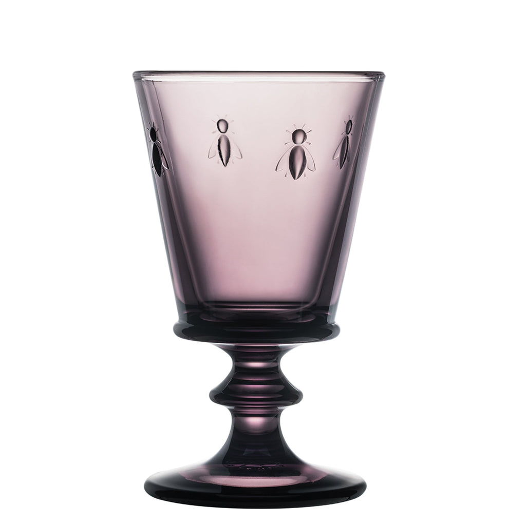 Bee Wine Glass Eggplant Set-6