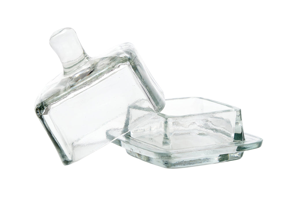 Maison Bistro Glass Jam Jar, Square