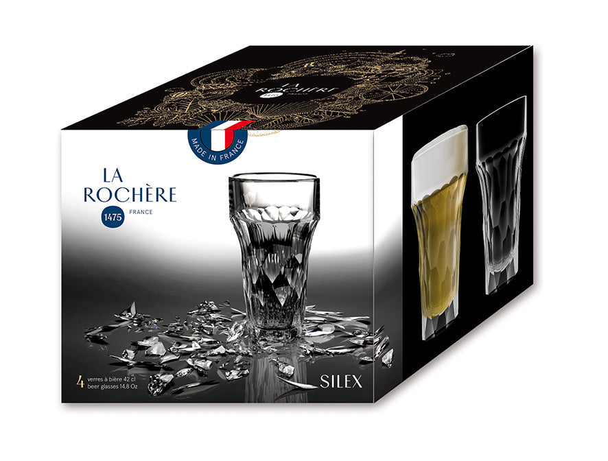 Silex Beer Glass Set 4 - 14.08 oz