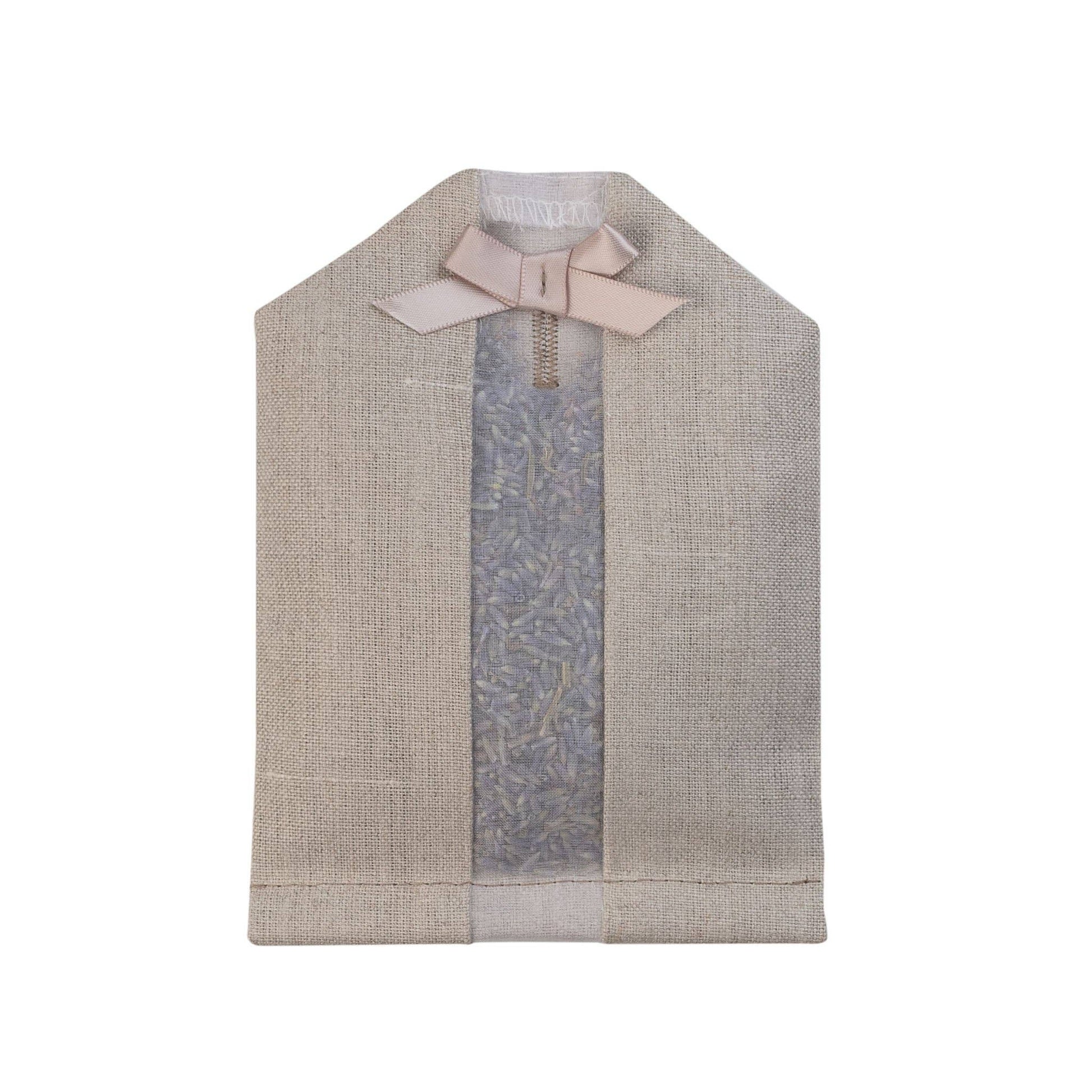 Lavender Hanger Sachet Natural Linen