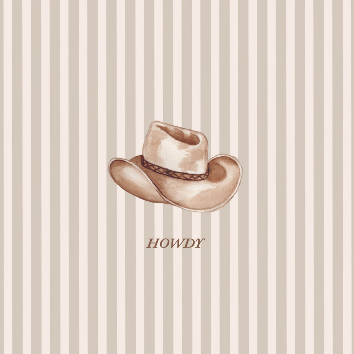 "Howdy" Greeting Card
