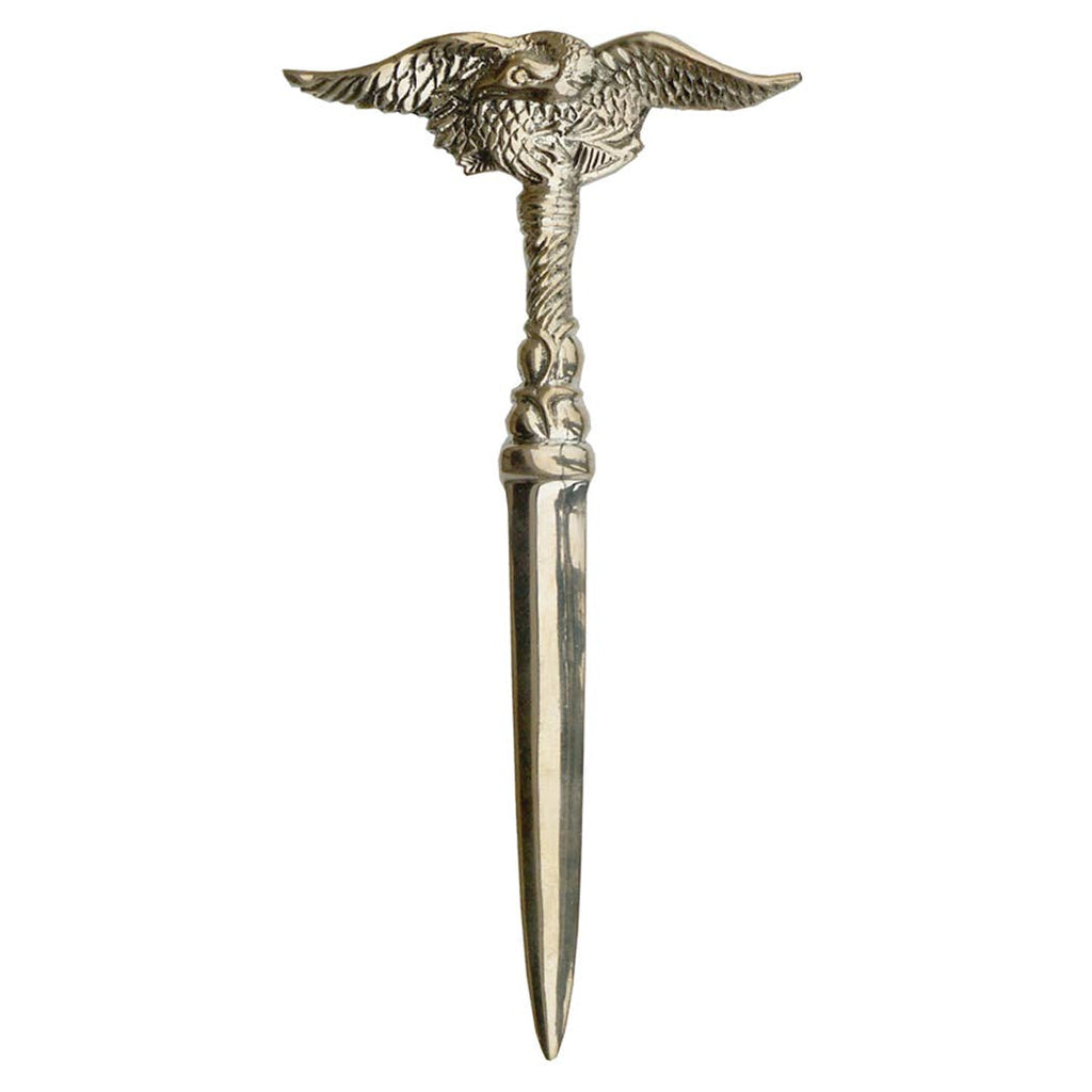 7 - 3/4" Solid Brass Spreadwing Eagle Letter Opener - Maison and Mer