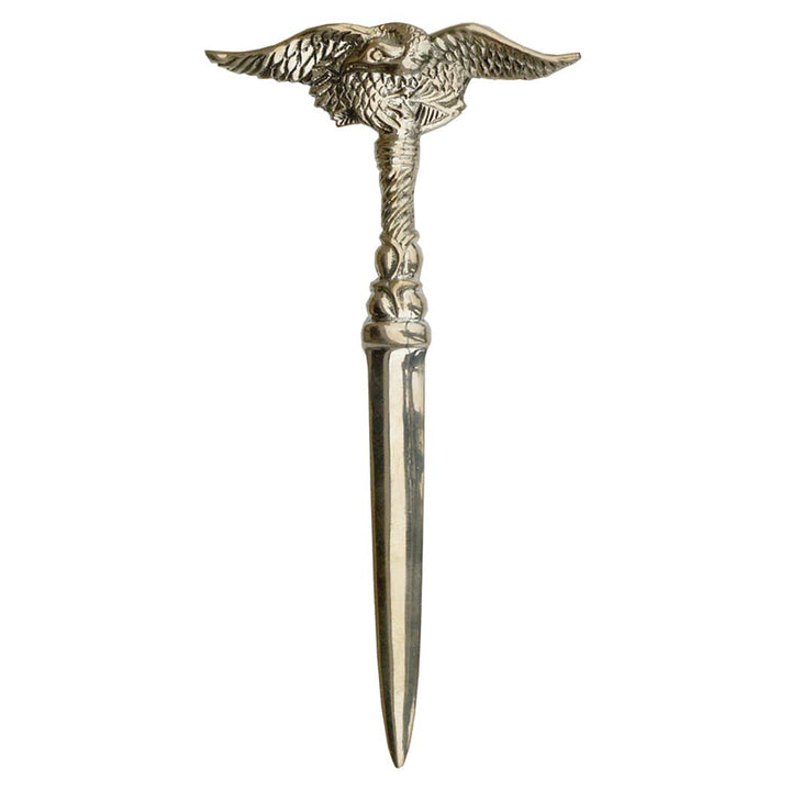 7 - 3/4" Solid Brass Spreadwing Eagle Letter Opener - Maison and Mer