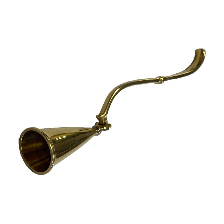 7" Hinged Brass Candle Snuffer - Antique Vintage Style - Maison and Mer
