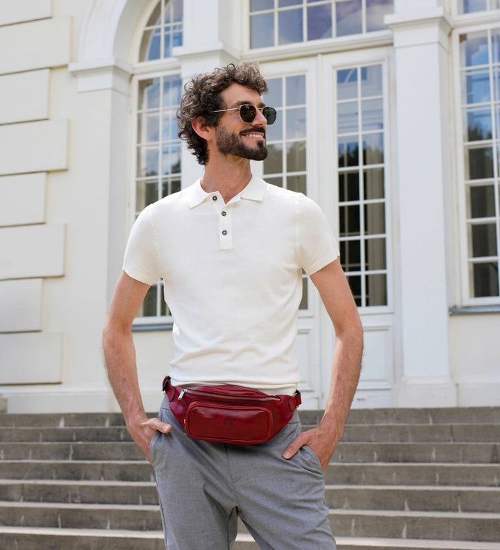 Leather Fanny Pack Belly Bag