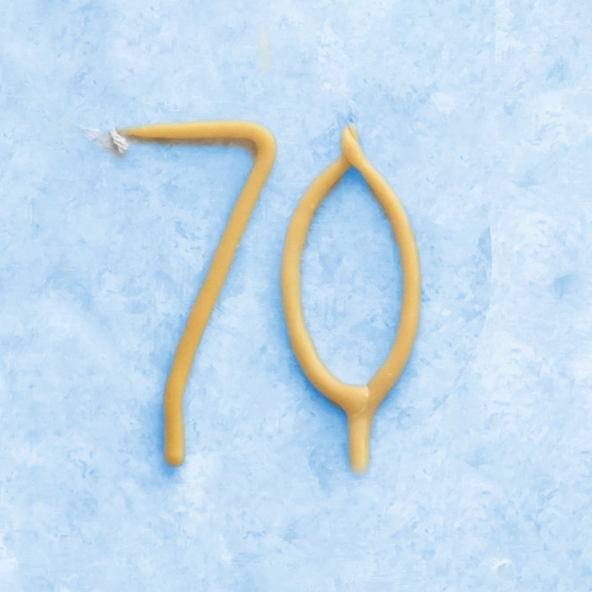Handmade Number Birthday Beeswax Candles