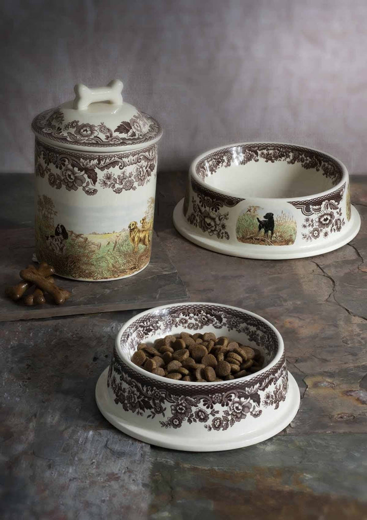 Comedero para mascotas Spode Woodland de 8,5 pulgadas, surtido para perros