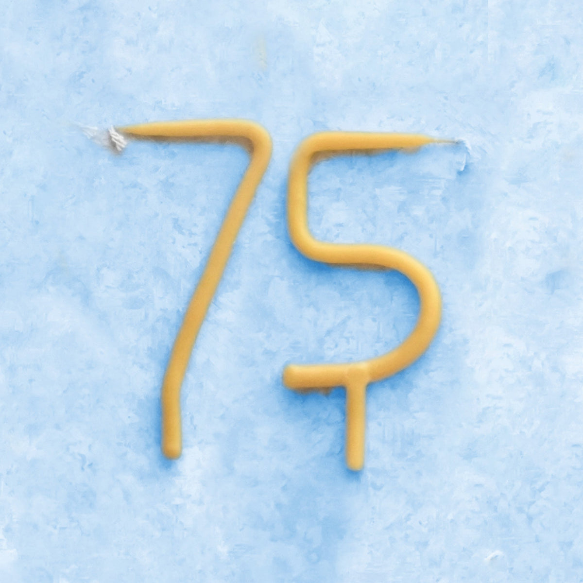 Handmade Number Birthday Beeswax Candles