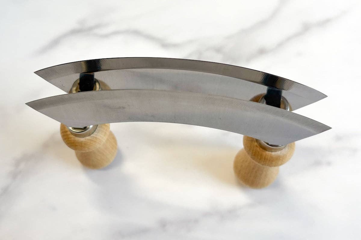 Maison Italian Cutting Board Bowl with Mezzaluna - Large