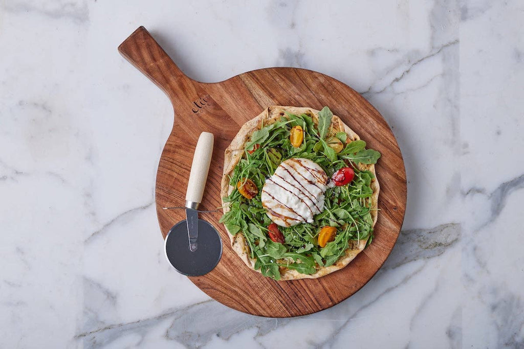 Maison Italian Cutting Board Bowl with Mezzaluna - Large