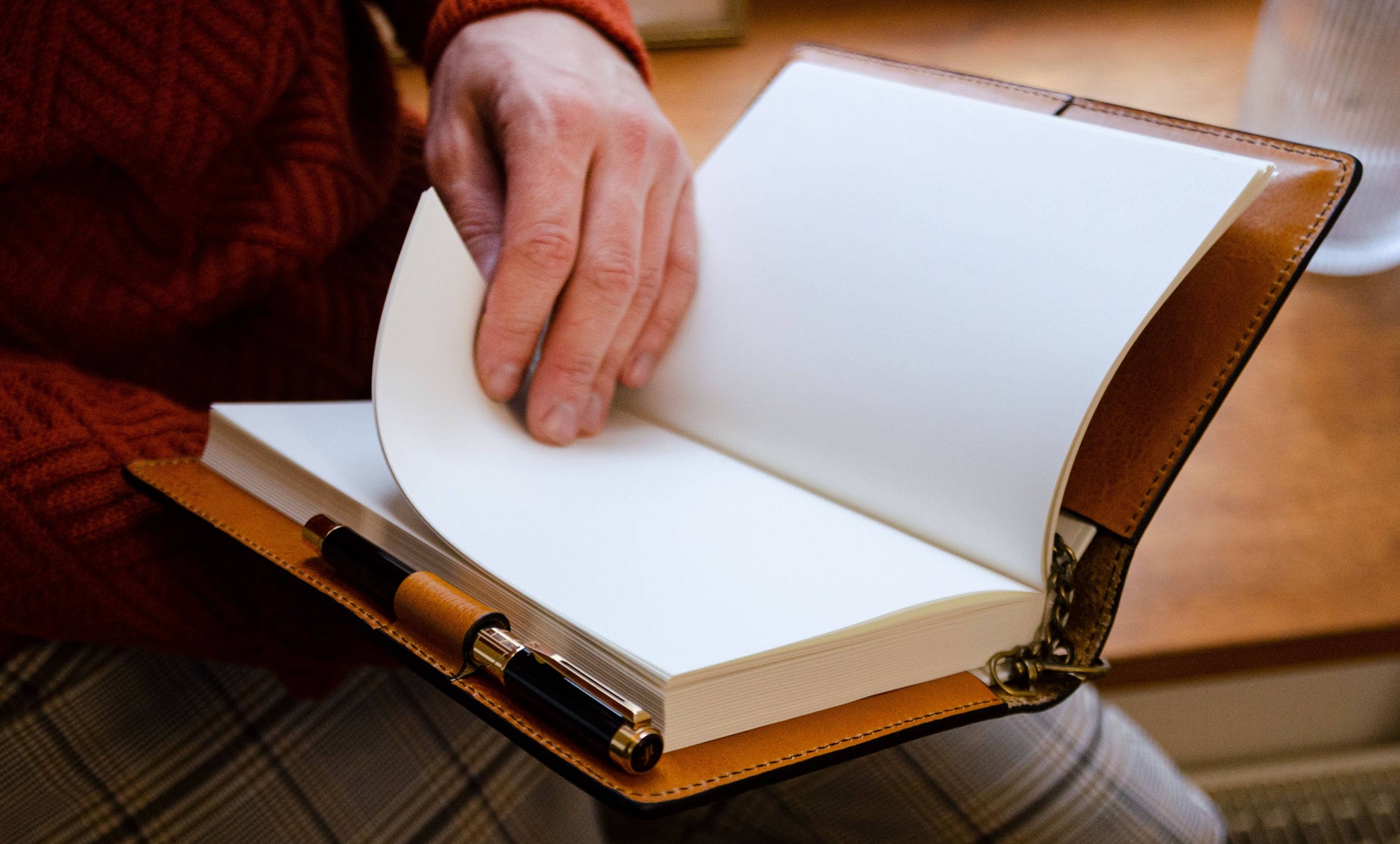 Leather Journal with A5 Notepad - The Diary of a Nobody