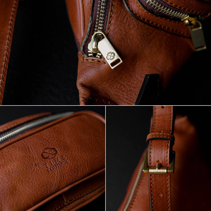 Leather Fanny Pack Belly Bag